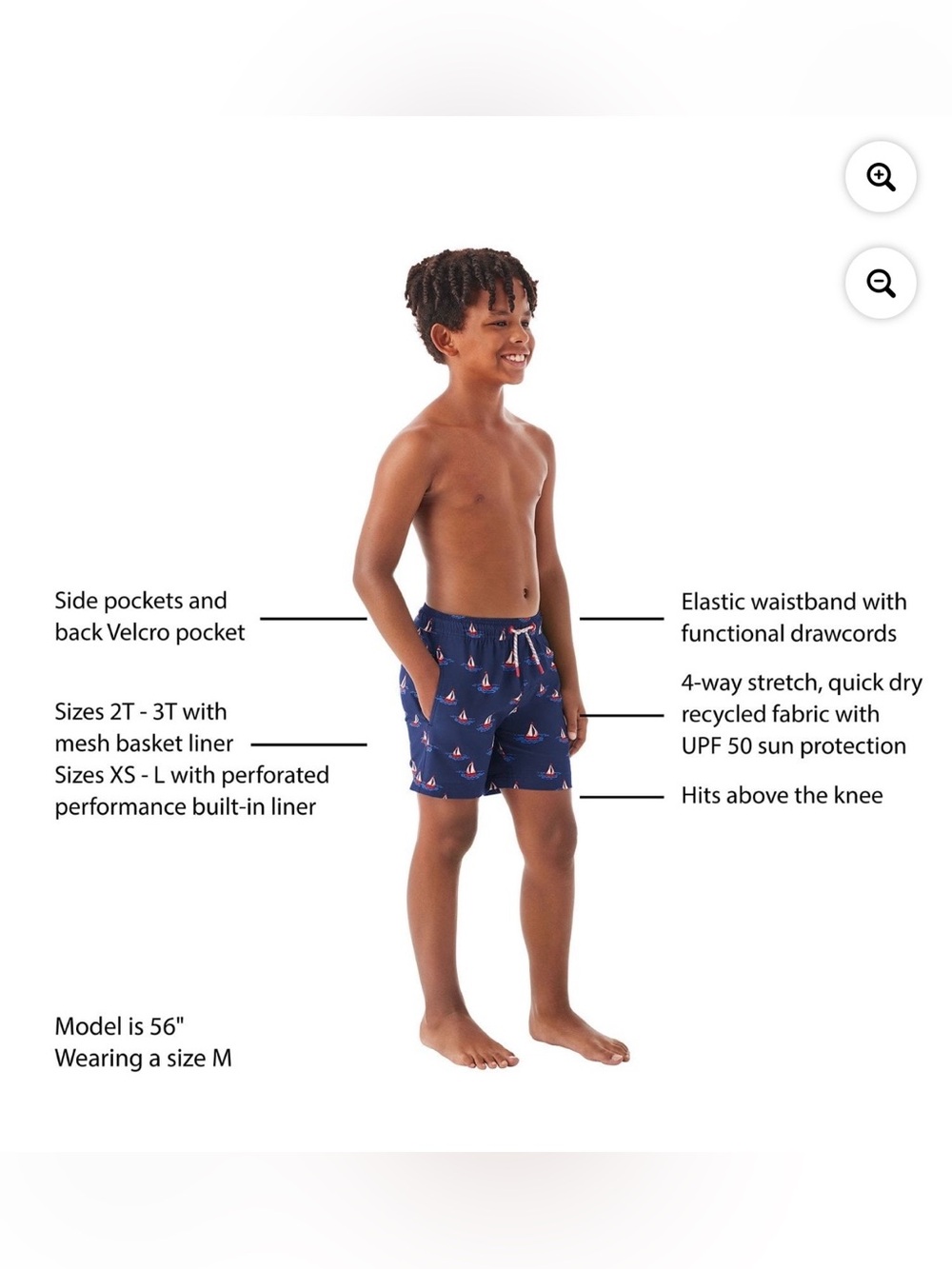 Member's Mark Boy's Resort Swim Trunk - Picture 6 of 10